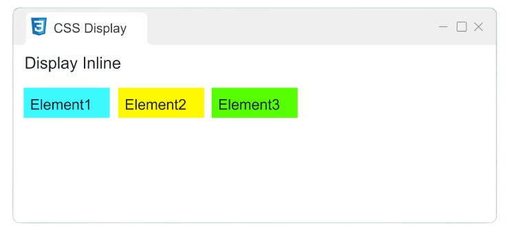 Display Inline